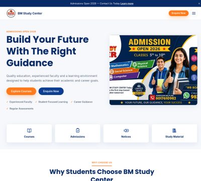 Screenshot of BM Study Center