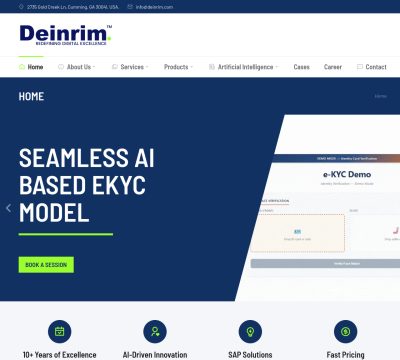 Screenshot of AI & Video Analytics Solutions