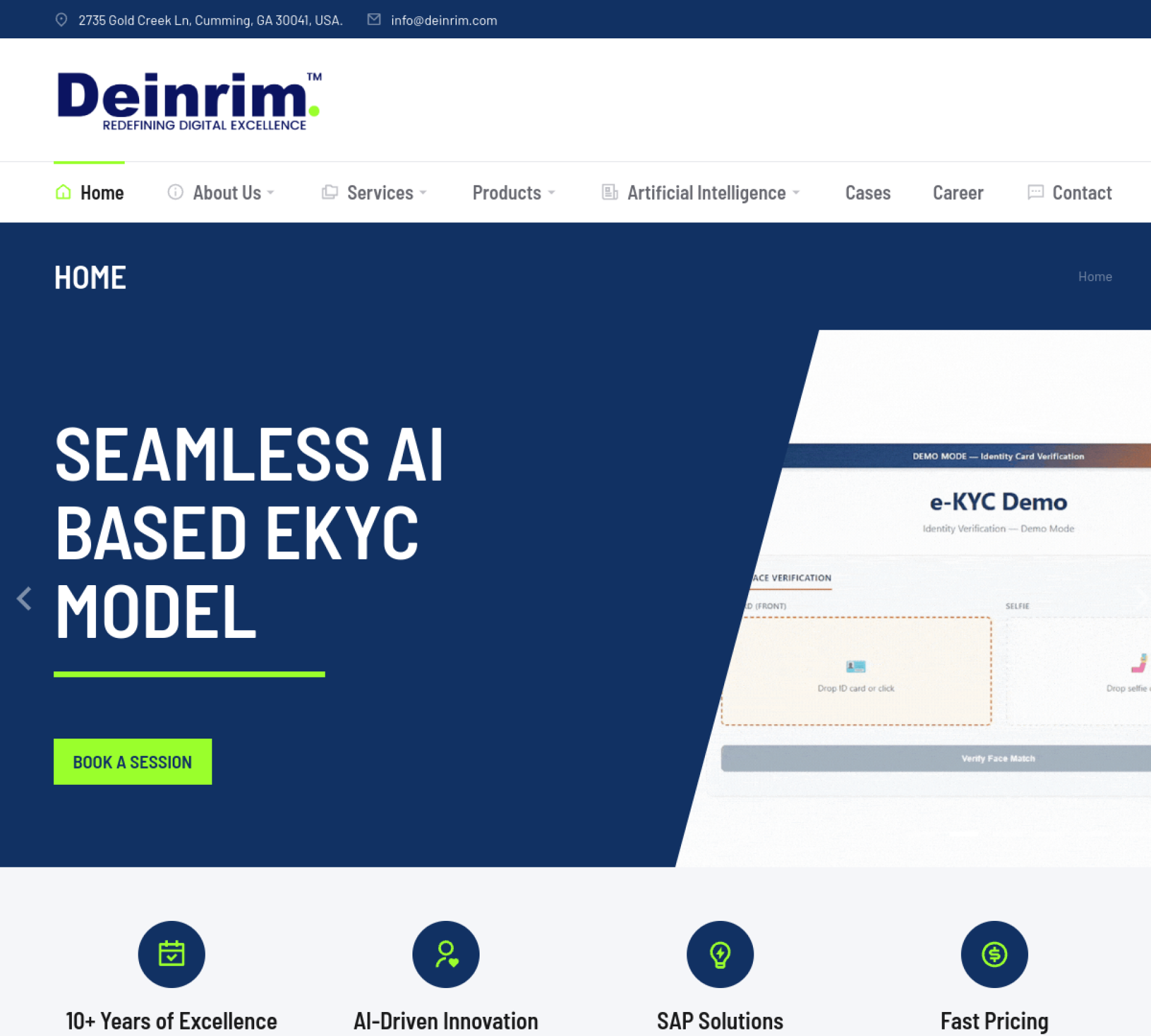 Screenshot of AI & Video Analytics Solutions