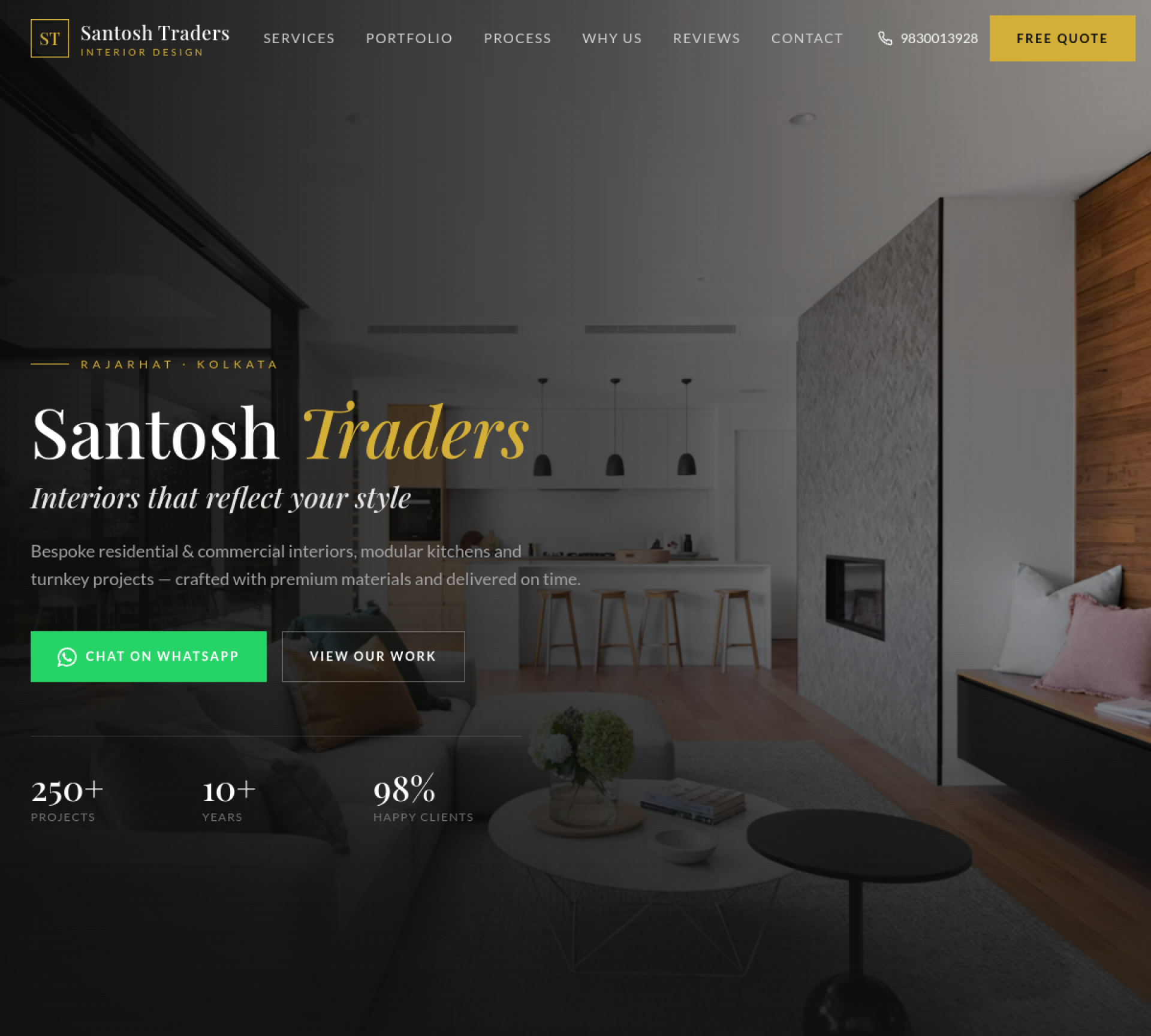 Screenshot of Santosh Traders