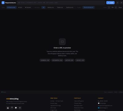 Screenshot of ResponsiveLens