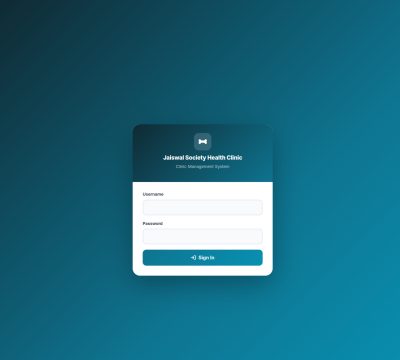 Screenshot of Sign In