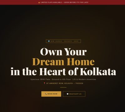 Screenshot of Book Your Dream Flat