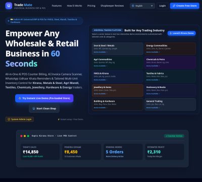 Screenshot of TradeMate