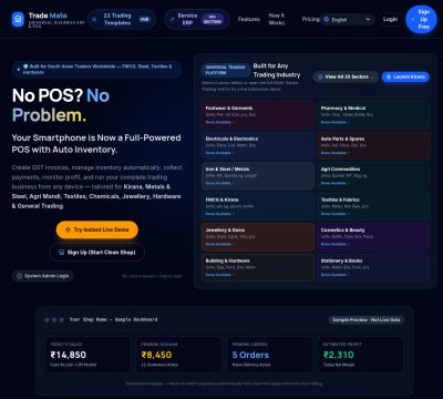 Screenshot of TradeMate