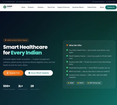 Screenshot of Smart Healthcare for Every Indian